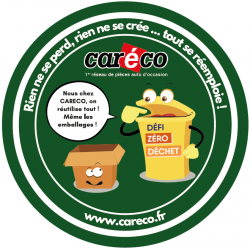 Étiquettes Rondes "CARECO TRI"